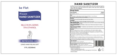 Be Flat Frecent Hand Sanitizer (500 mL)